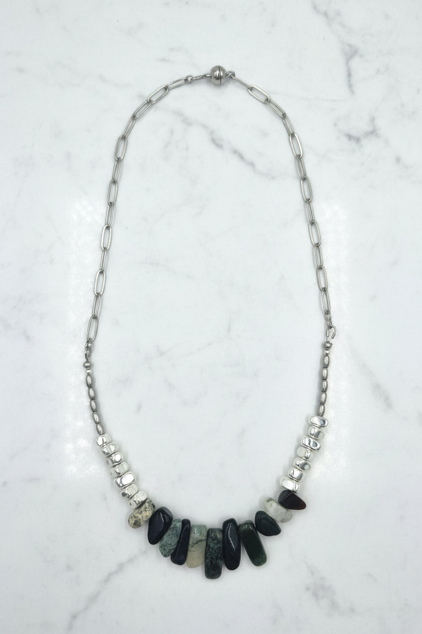 Indian Agate Elements Necklace
