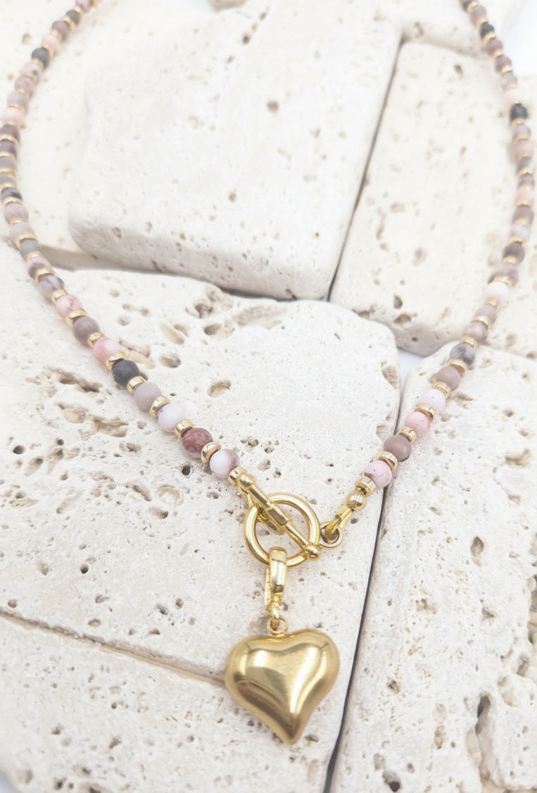 Blush Heart Necklace