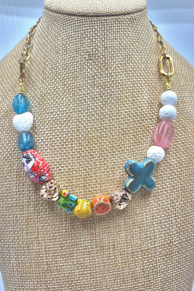 Here I Go Again Multitasking Necklace/Bracelet