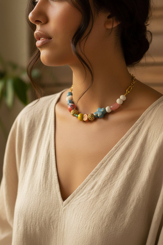 Here I Go Again Multitasking Necklace/Bracelet