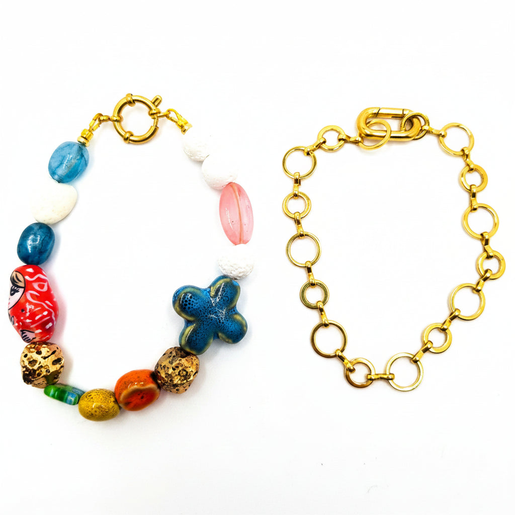 Here I Go Again Multitasking Necklace/Bracelet
