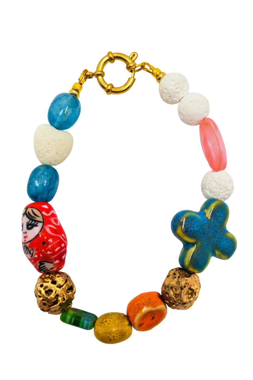 Here I Go Again Multitasking Necklace/Bracelet