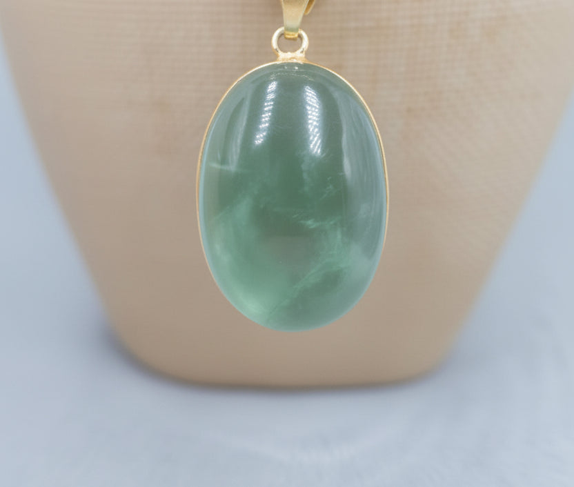 Loop Duo Green Fluorite Necklace/Bracelet