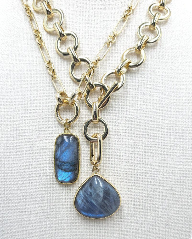 Luxe Link Labradorite Necklace