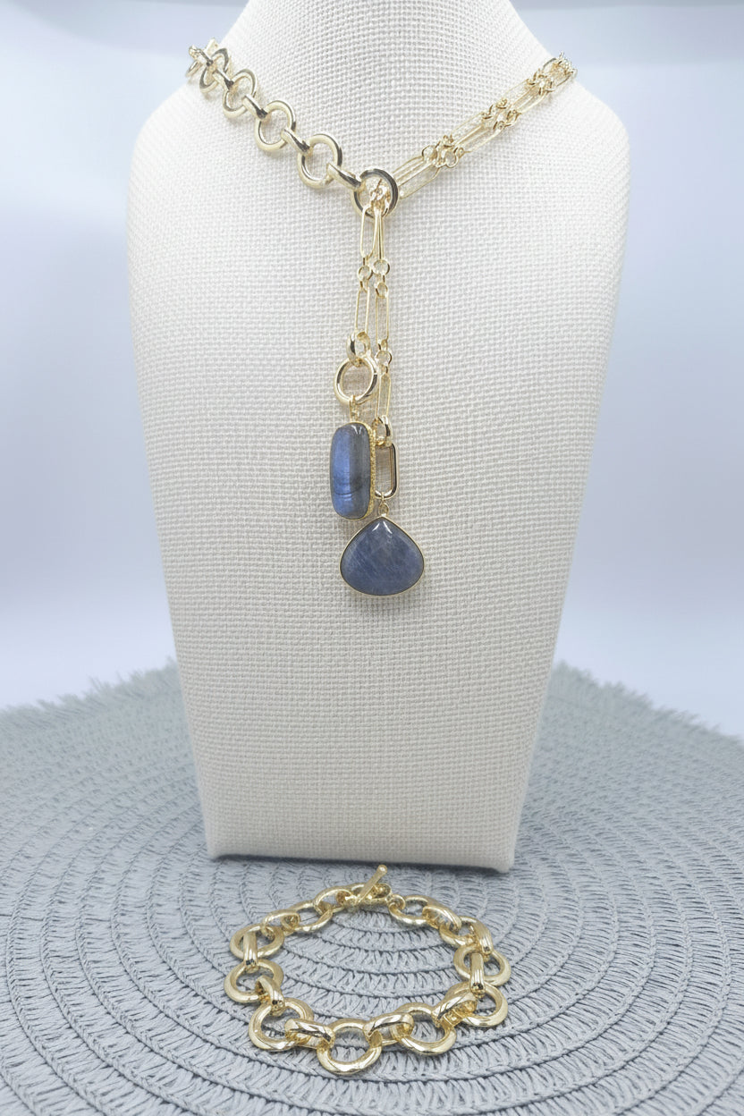 Luxe Link Labradorite Necklace