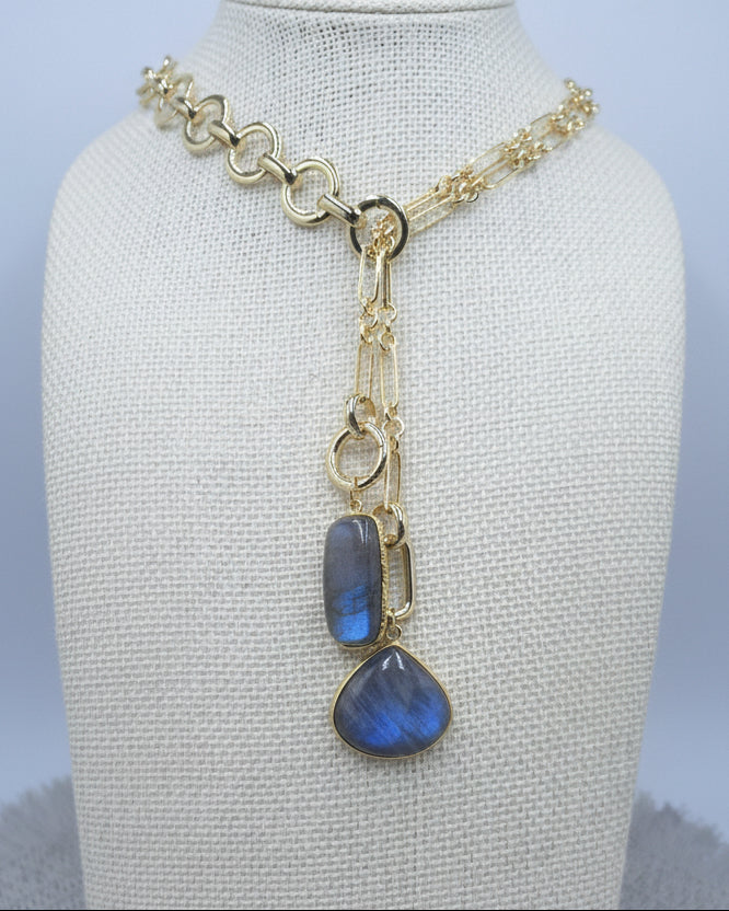 Luxe Link Labradorite Necklace