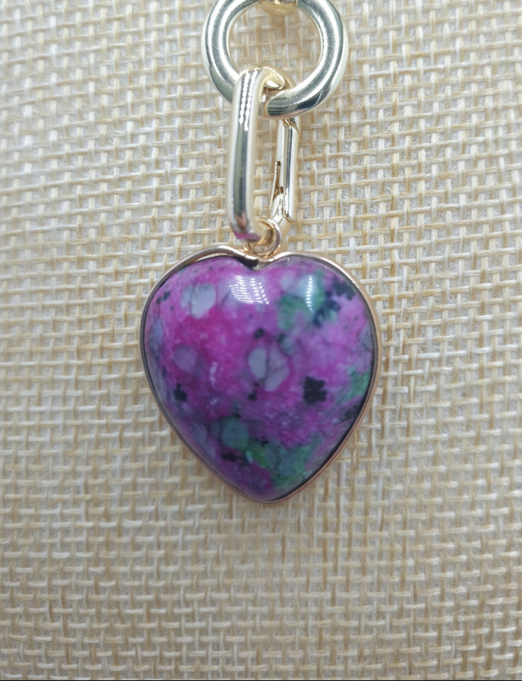 Loop Duo Ruby Zoisite Necklace/Bracelet