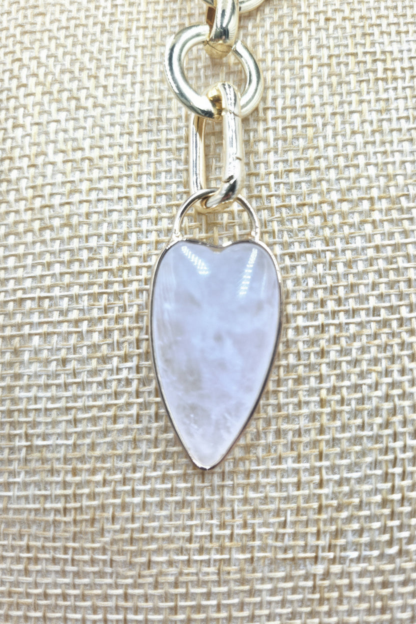 Loop Duo White Crystal Necklace/Bracelet
