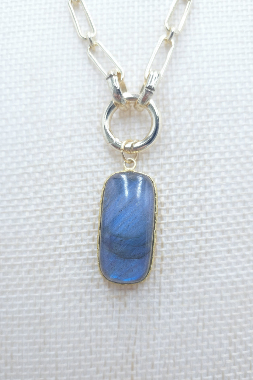Luxe Link Labradorite Necklace