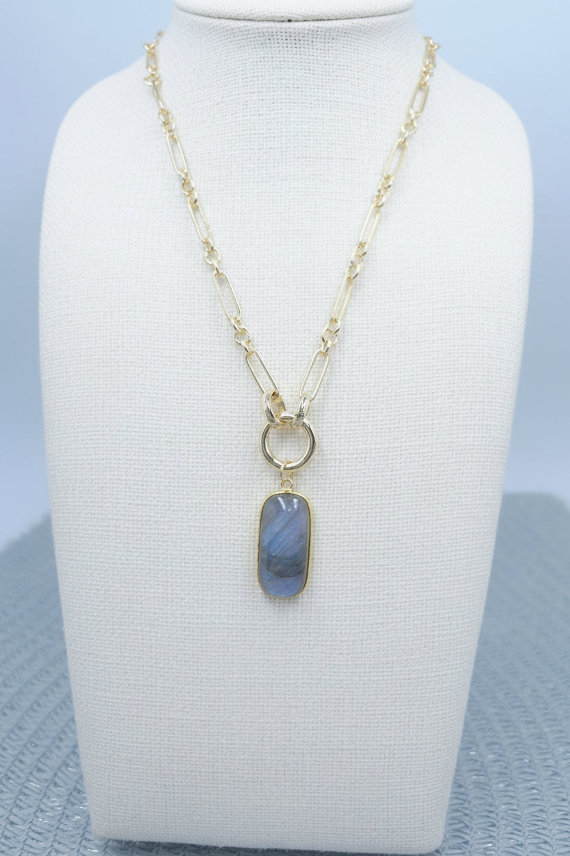 Luxe Link Labradorite Necklace