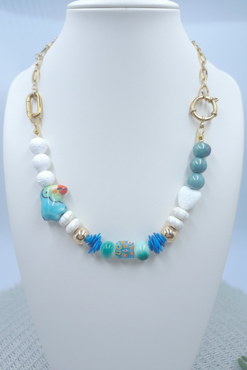 Blue Since the Day We Parted Multitasking Necklace/Bracelet