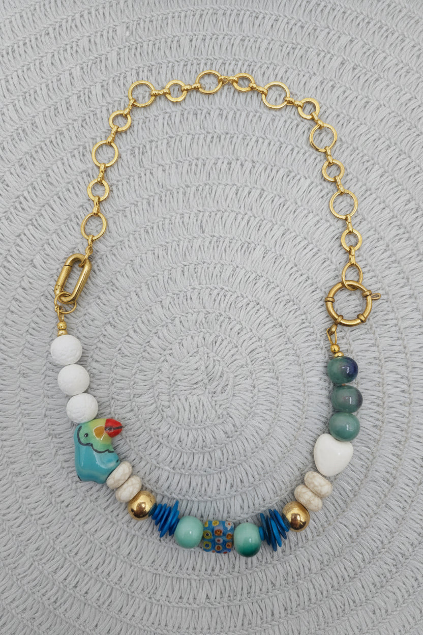 Blue Since the Day We Parted Multitasking Necklace/Bracelet
