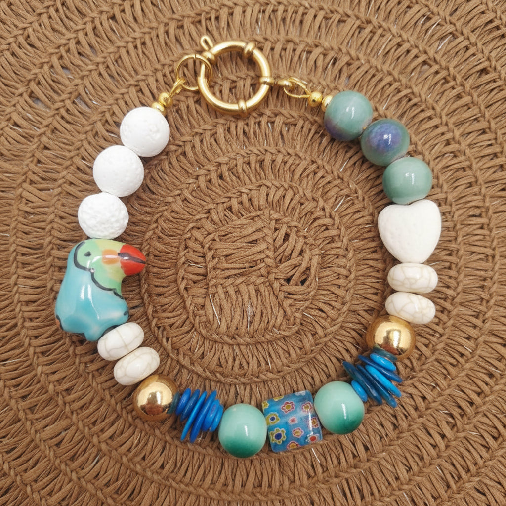 Blue Since the Day We Parted Multitasking Necklace/Bracelet