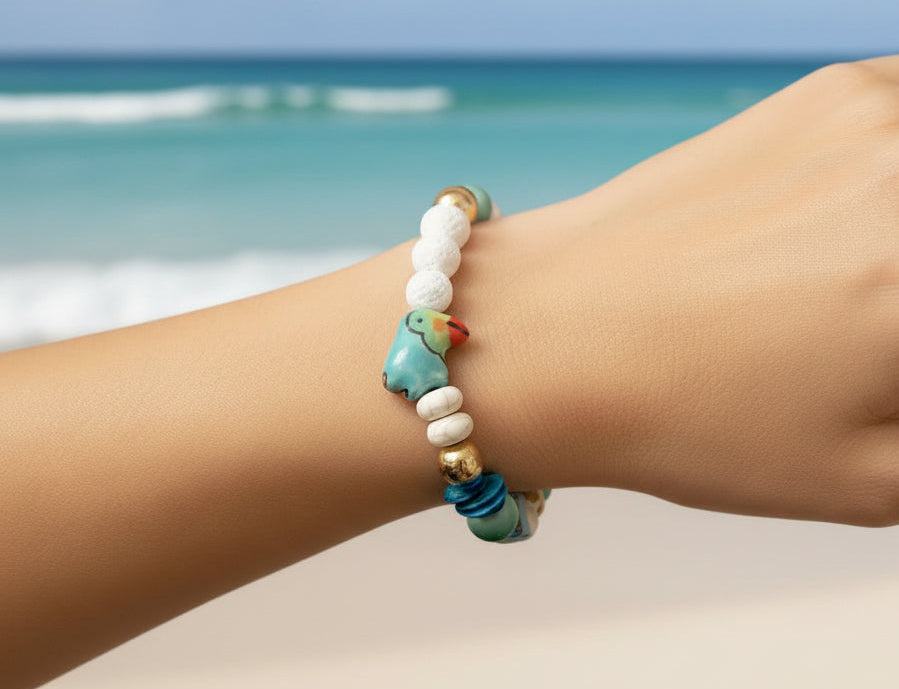 Blue Since the Day We Parted Multitasking Necklace/Bracelet