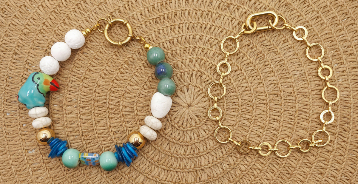 Blue Since the Day We Parted Multitasking Necklace/Bracelet