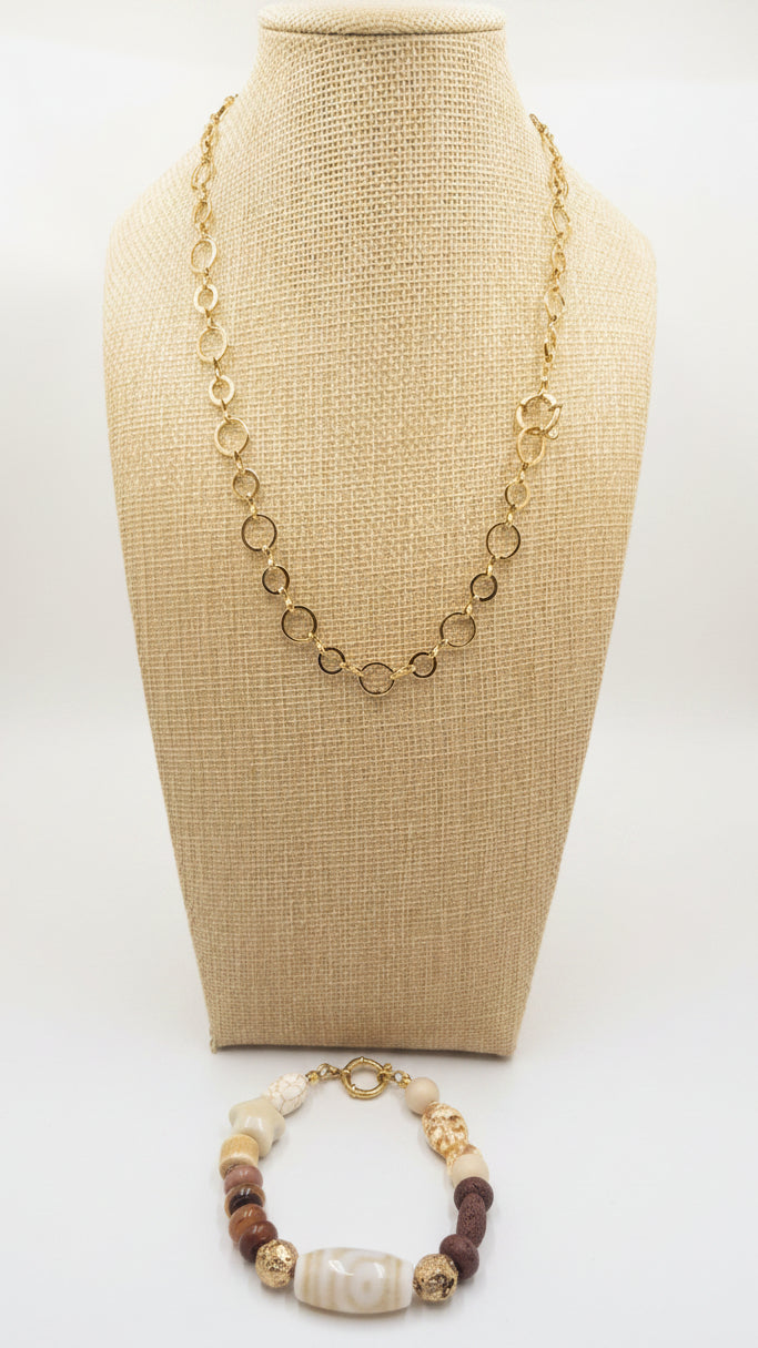 Beams Are Gonna Blind Me Long Multitasking Necklace/Bracelet