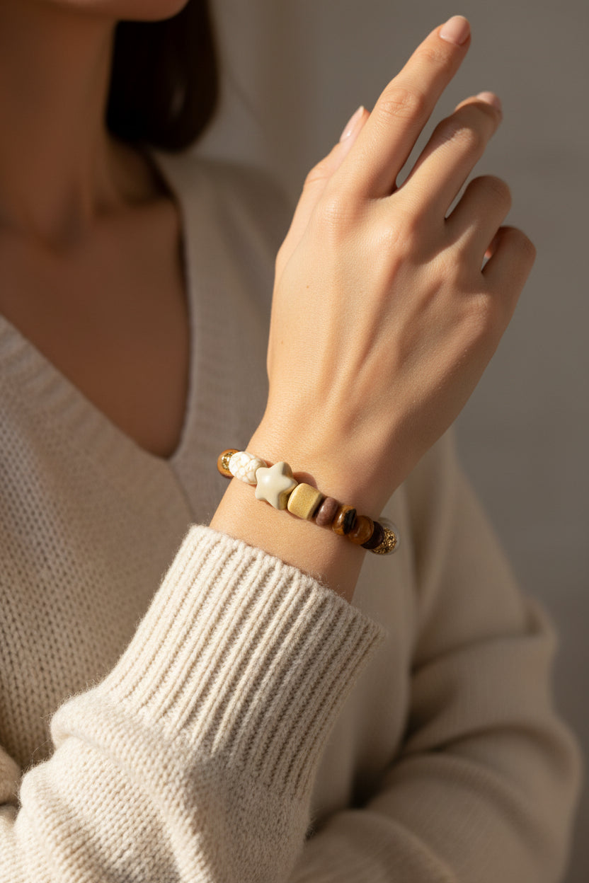 Beams Are Gonna Blind Me Long Multitasking Necklace/Bracelet