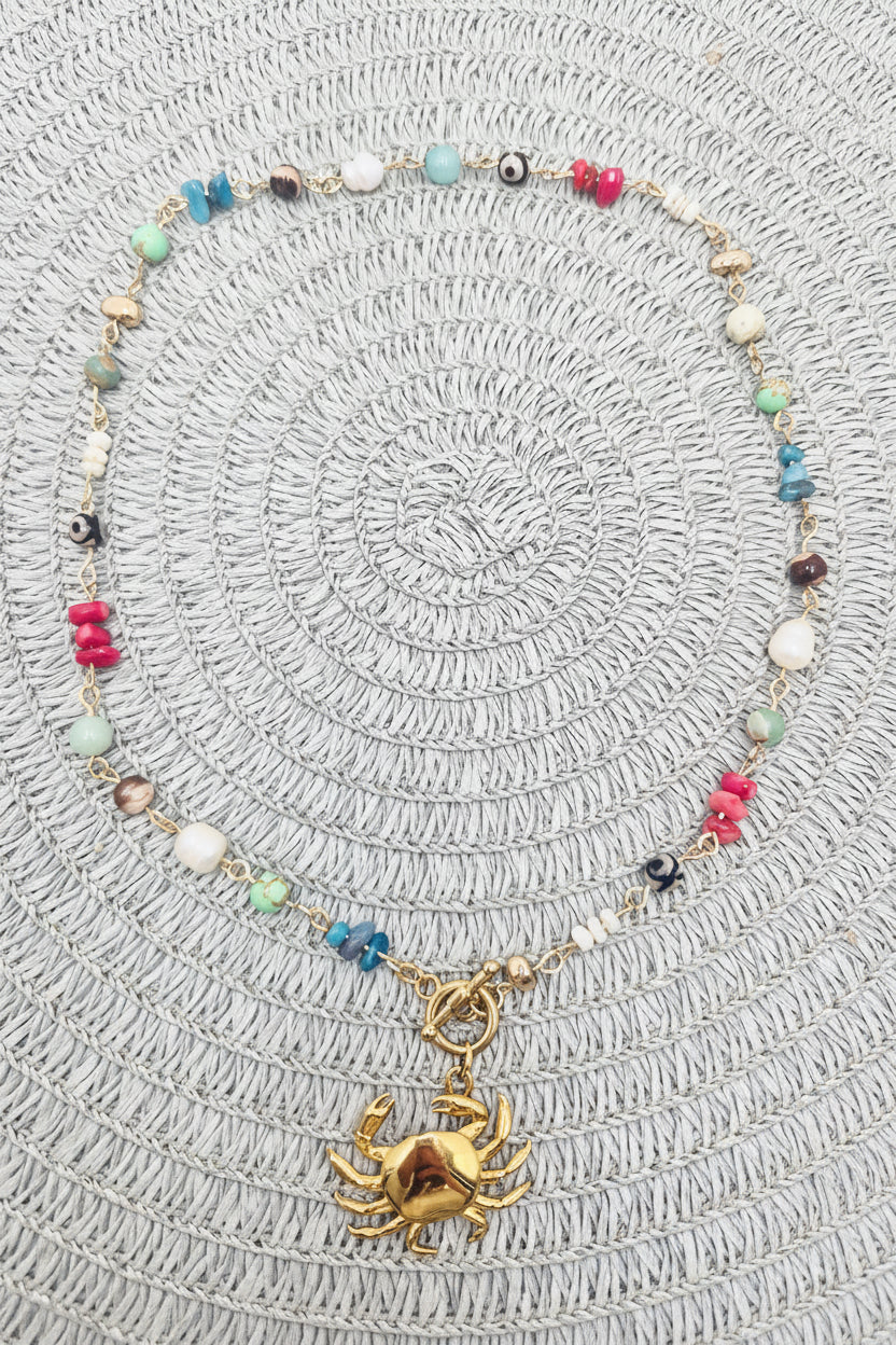 Crab Cove Mosaic Necklace