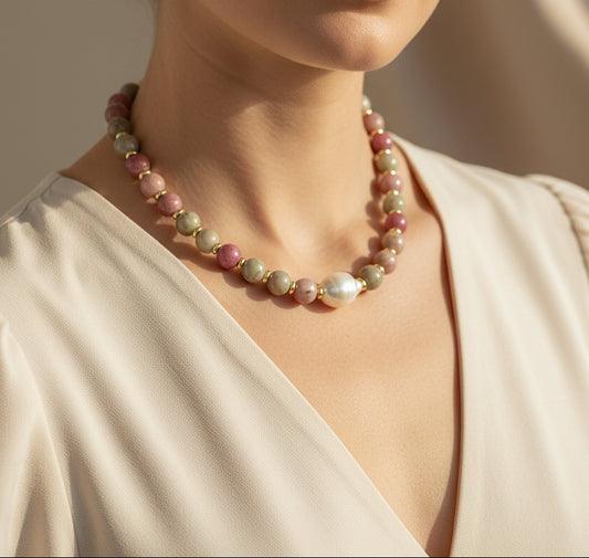 The Blushing Pearl Necklace