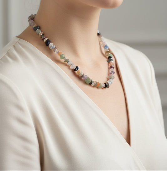 The Kaleidoscope Gemstone Necklace