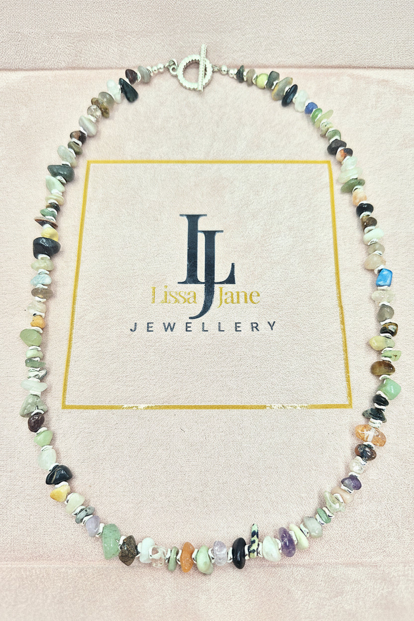 The Kaleidoscope Gemstone Necklace