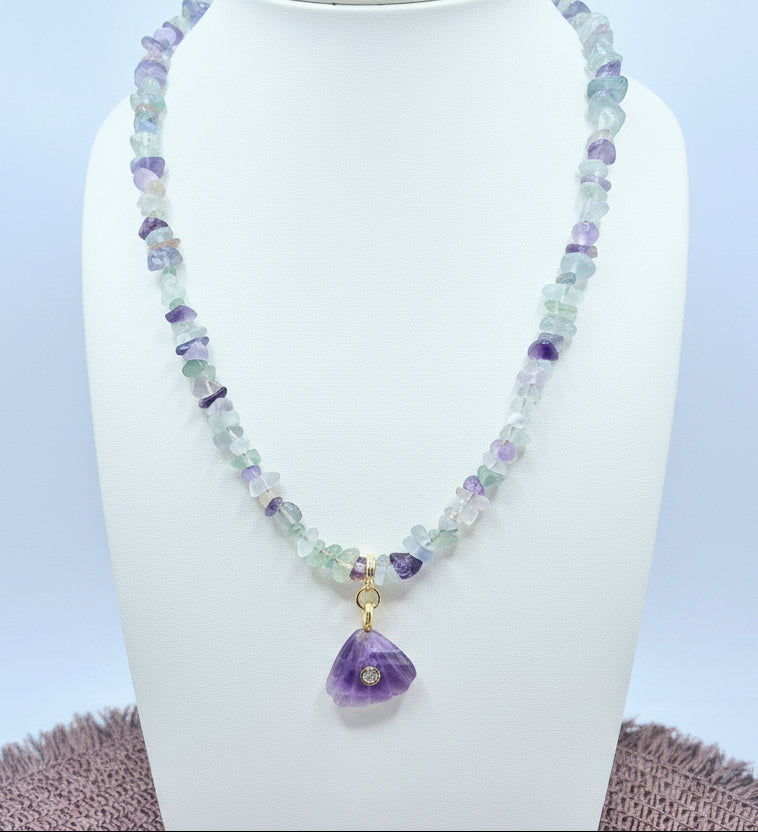 Aurora Fluorite Necklace
