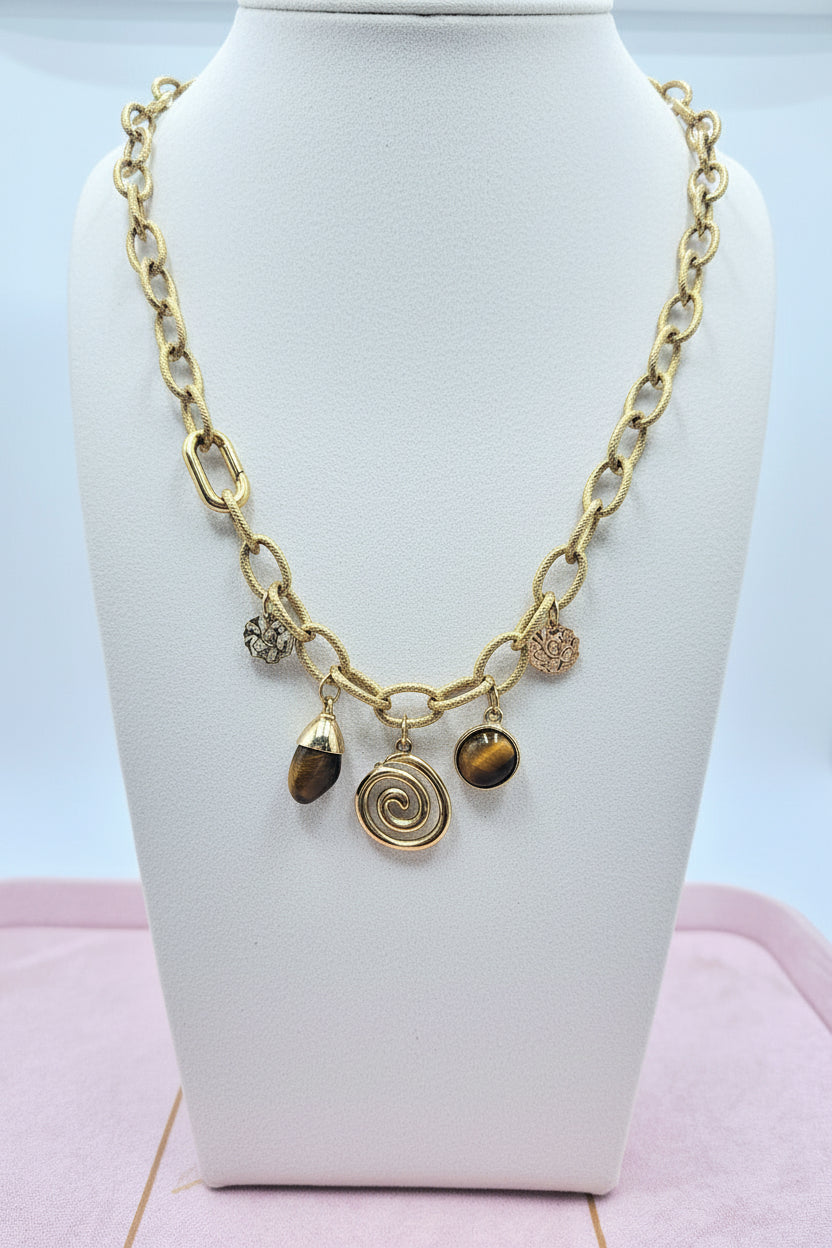 Lariat Charm Necklace