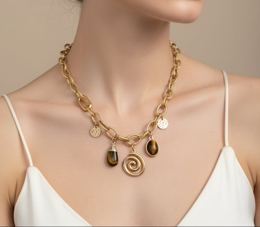 Lariat Charm Necklace