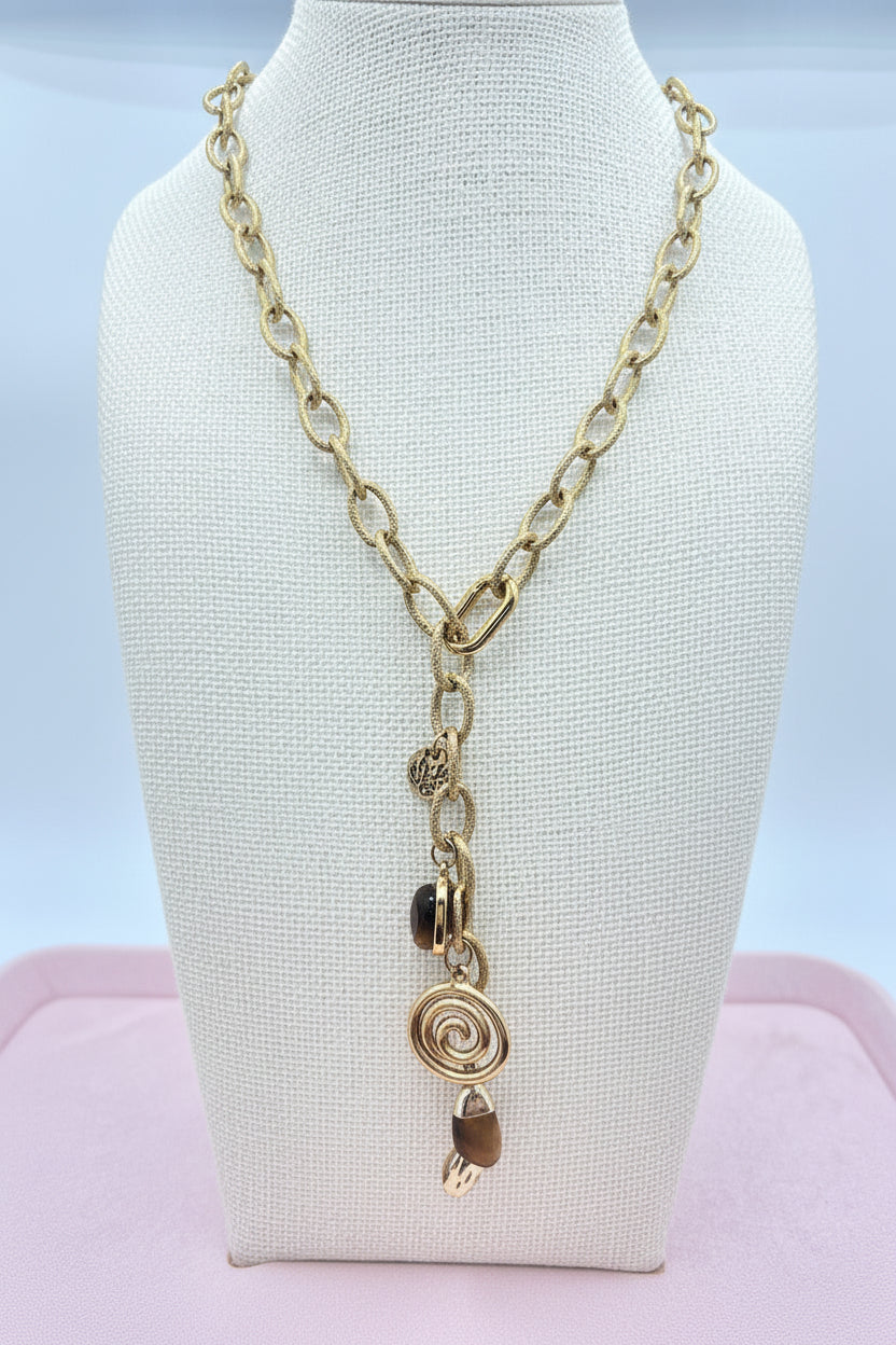 Lariat Charm Necklace