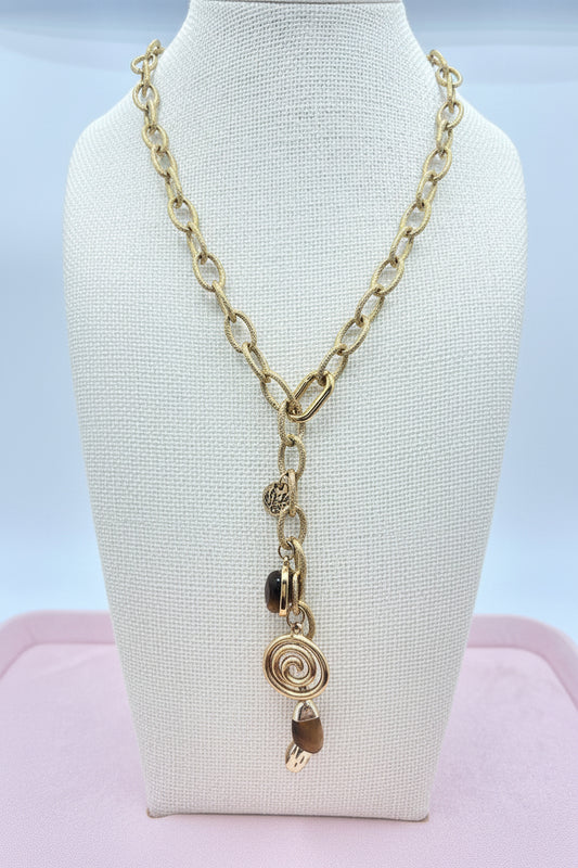 Lariat Charm Necklace