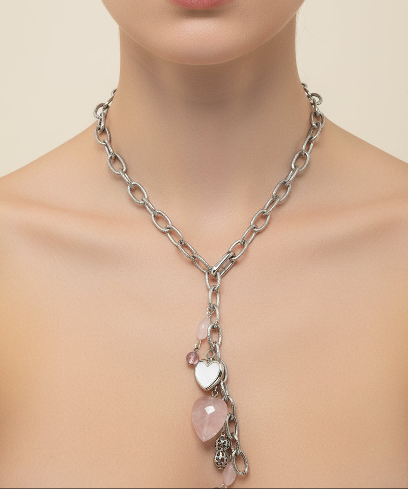 Lariat Charm Necklace