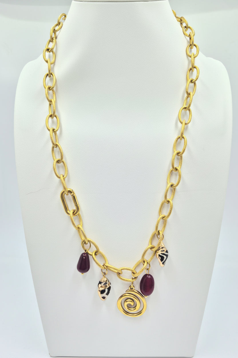 Lariat Charm Necklace
