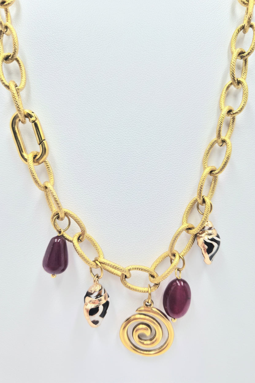 Lariat Charm Necklace