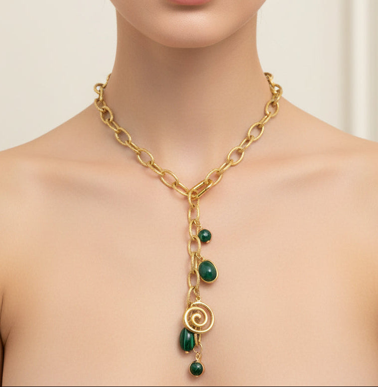 Lariat Charm Necklace