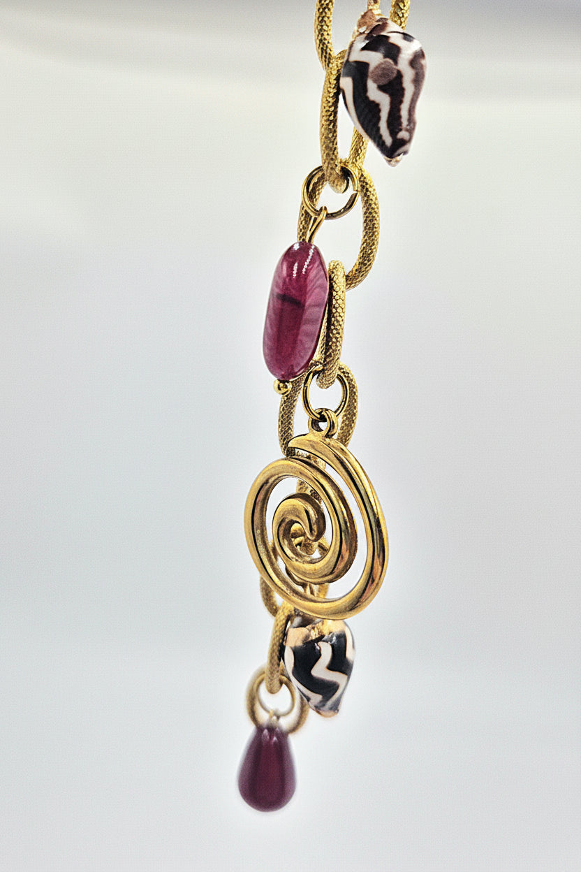 Lariat Charm Necklace