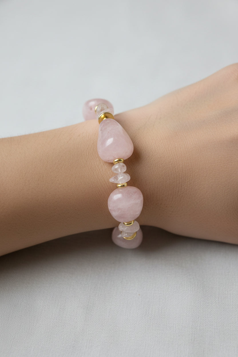 Blush Tassel Bracelet