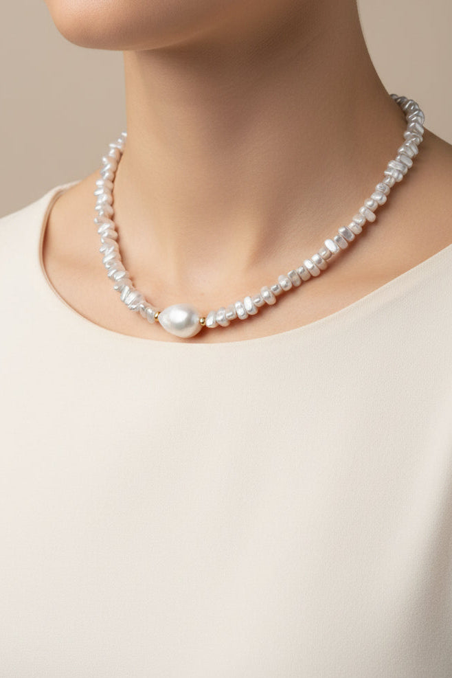 Bella Baroque Pearl Necklace