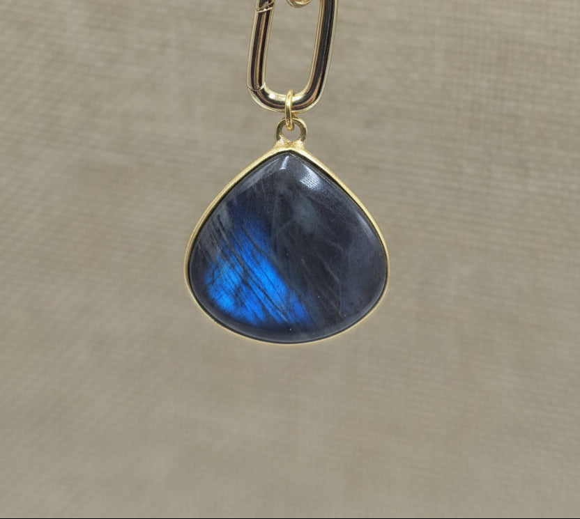 Loop Duo Labradorite Necklace/Bracelet