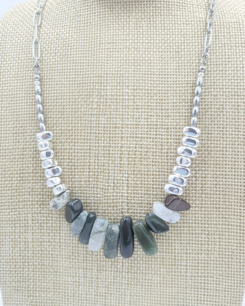Indian Agate Elements Necklace