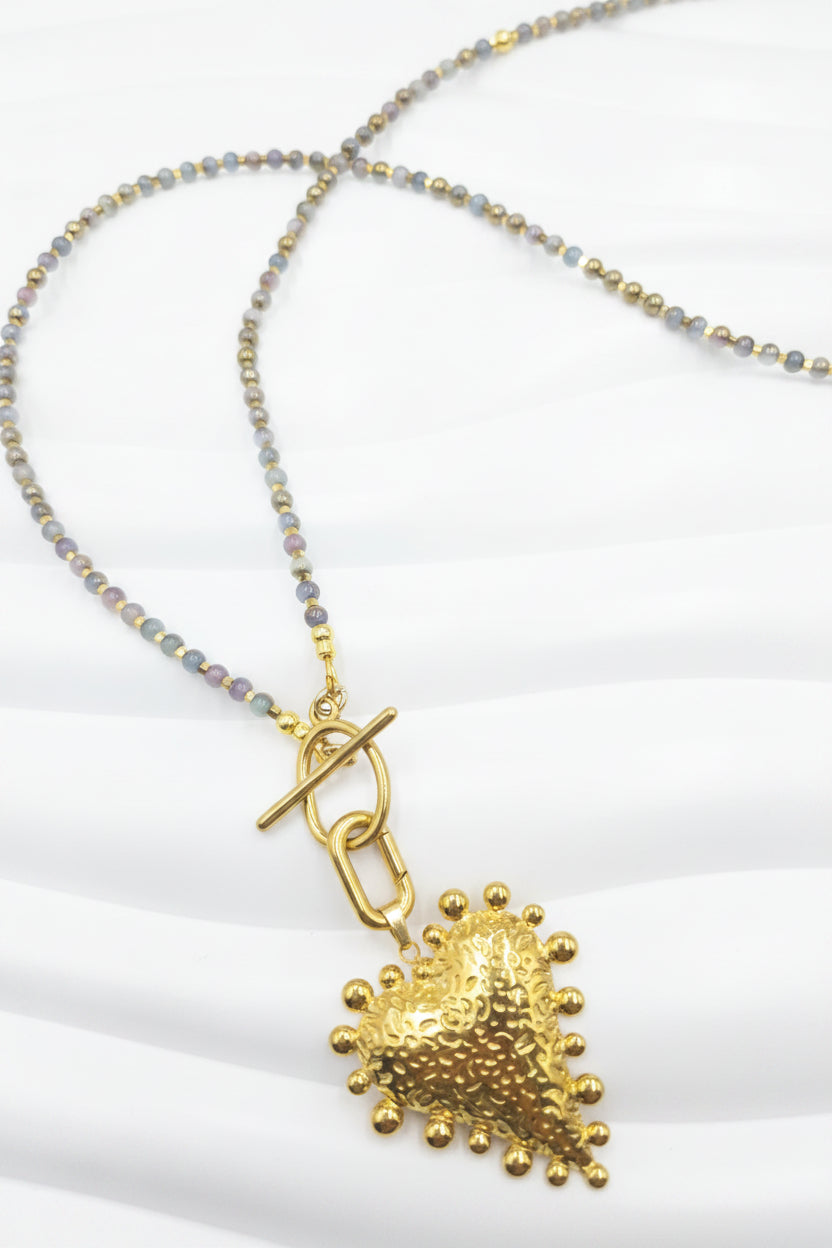 Midnight Heart Necklace