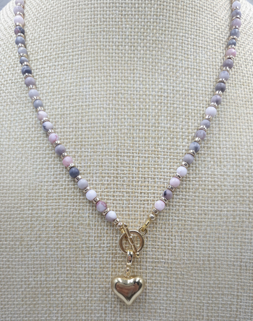 Blush Heart Necklace