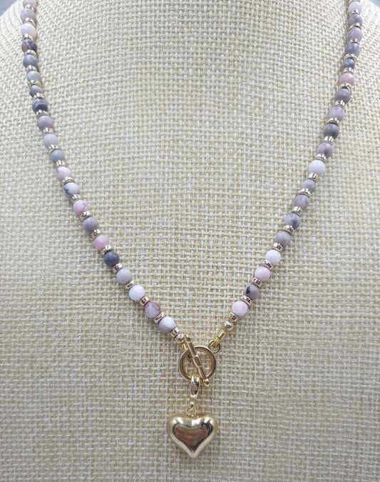 Blush Heart Necklace