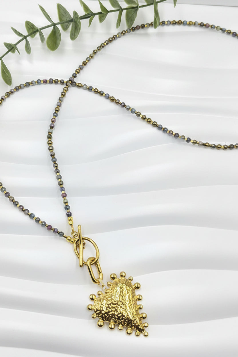 Midnight Heart Necklace